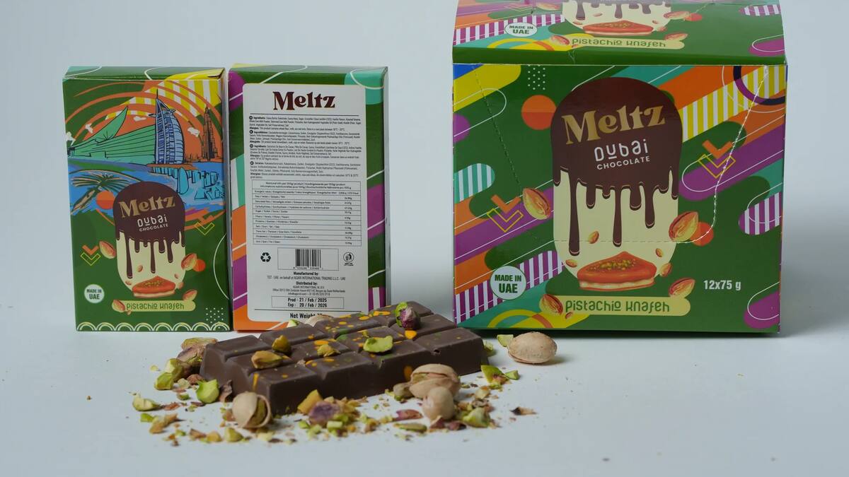 Chocolate Meltz Pistacho Knafeh