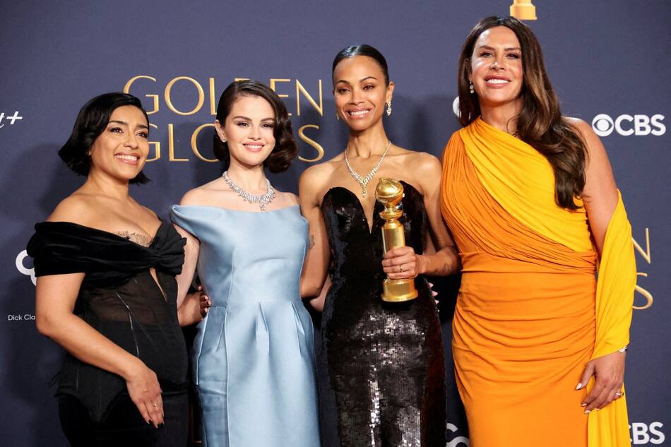Elenco de Emilia Pérez. Foto: Reuters/Mario Anzuoni
