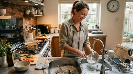 ¿Lavas los platos mientas cocinas? Esto dice sobre tu personalidad