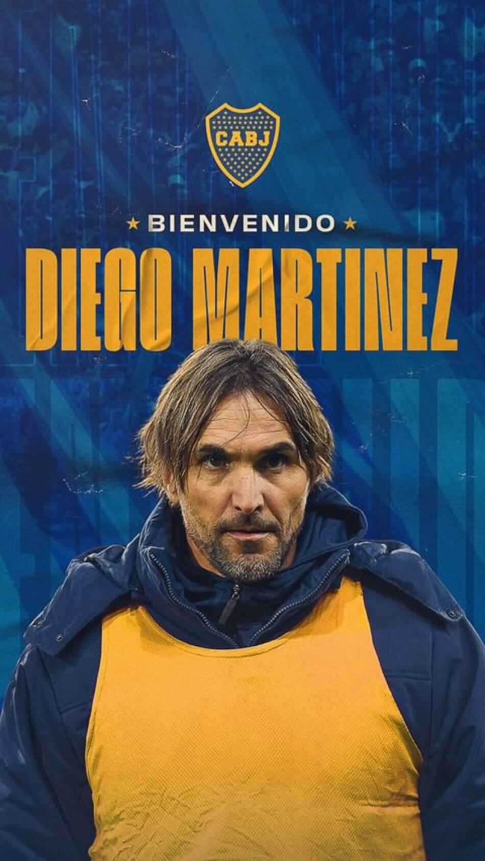 Oficialización de Diego Martínez como técnico de Boca. Foto: @BocaJuniors.