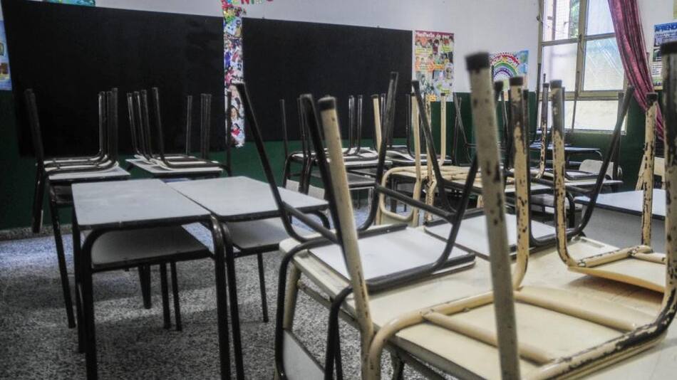 Escuela, aula vacía
