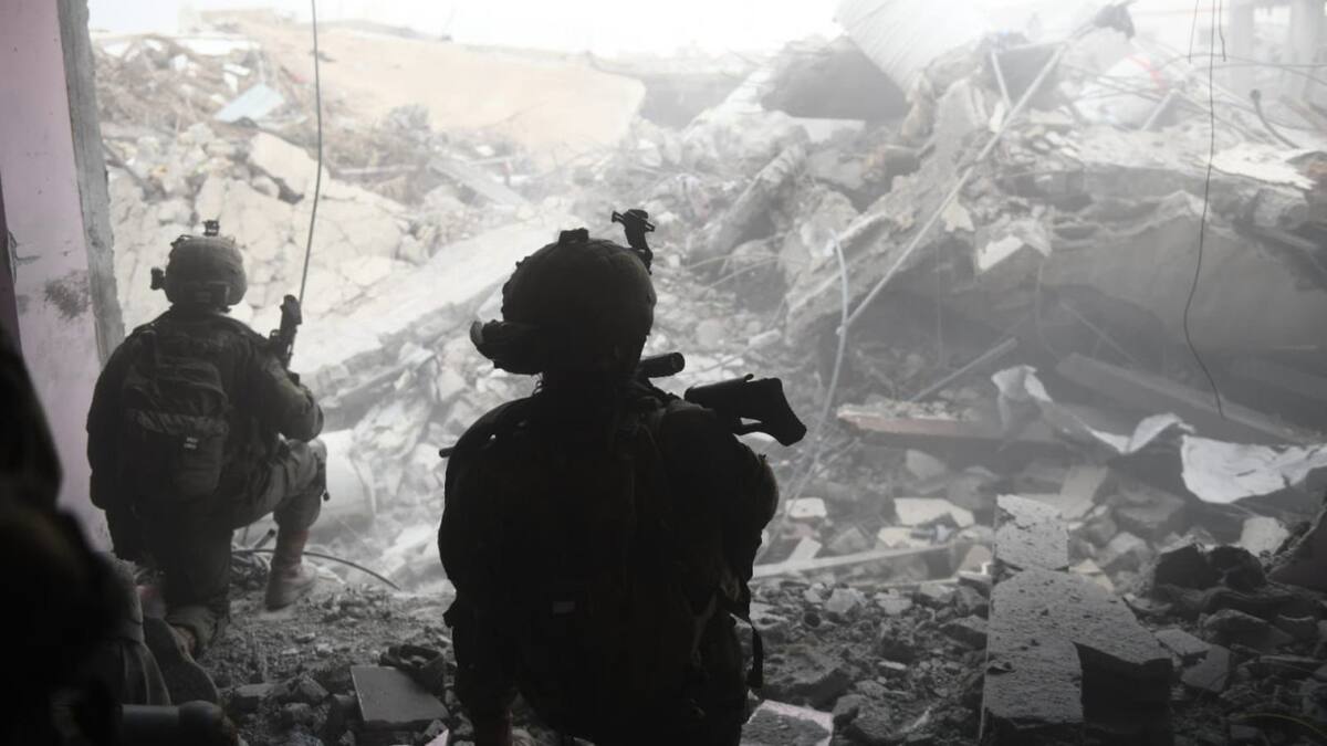 Soldados israelíes en la Franja de Gaza; guerra Israel-Hamás. Foto: X @idfonline