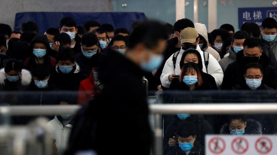 Coronavirus en China. Foto: REUTERS