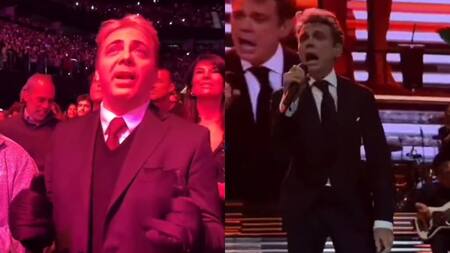 Cristian Castro, presente en el show de Luis Miguel: Fotos: captura de video.
