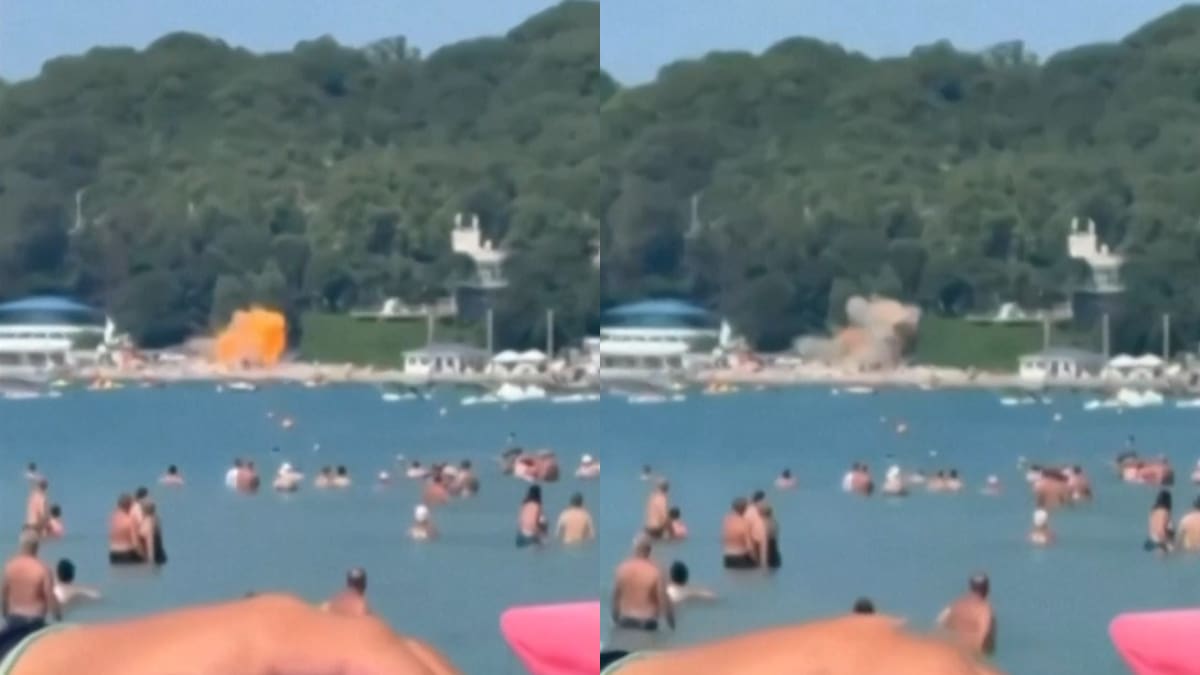 Tragedia en una playa de Rusia: al menos siete muertos y decenas de heridos tras la explosión de un dron derribado