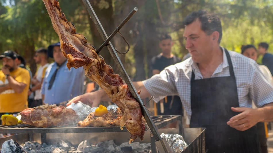 Fiesta del asado de tira en Campana