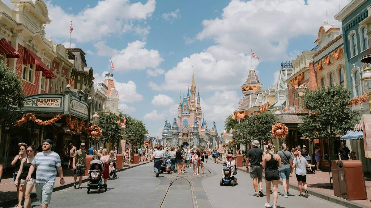 Parque de Disney en Orlando, Estados Unidos.