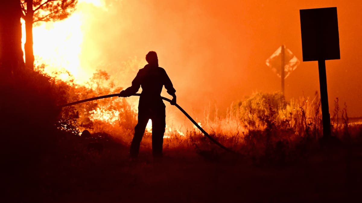 Incendios en la Patagonia.