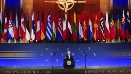 Joe Biden en la cumbre de OTAN. Foto: EFE