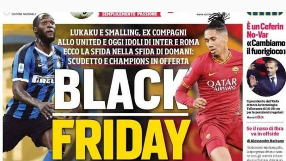 "Black Friday", el título de la tapa de un diario italiano que despertó críticas por racismo