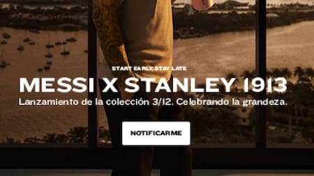 Messi X Stanley 1913. Foto Stanley