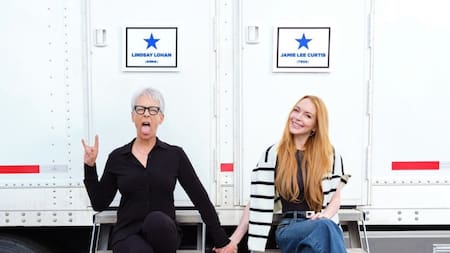 Lindsay Lohan y Jamie Lee Curtis. Foto: Instagram