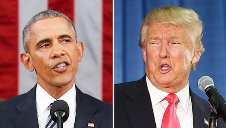 Donald Trump y Barack Obama