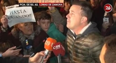Marcha en Lomas de Zamora - crimen del nene de tres años