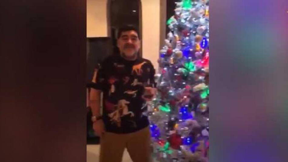 Mensaje navideño de Diego Maradona - Navidad