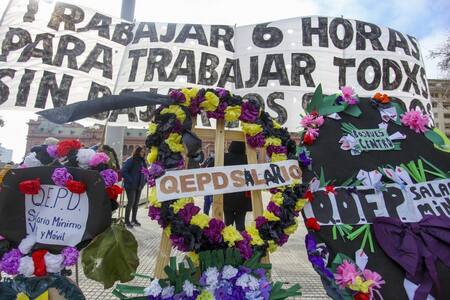 Velatorio del Salario, organizaciones de izquierda, NA