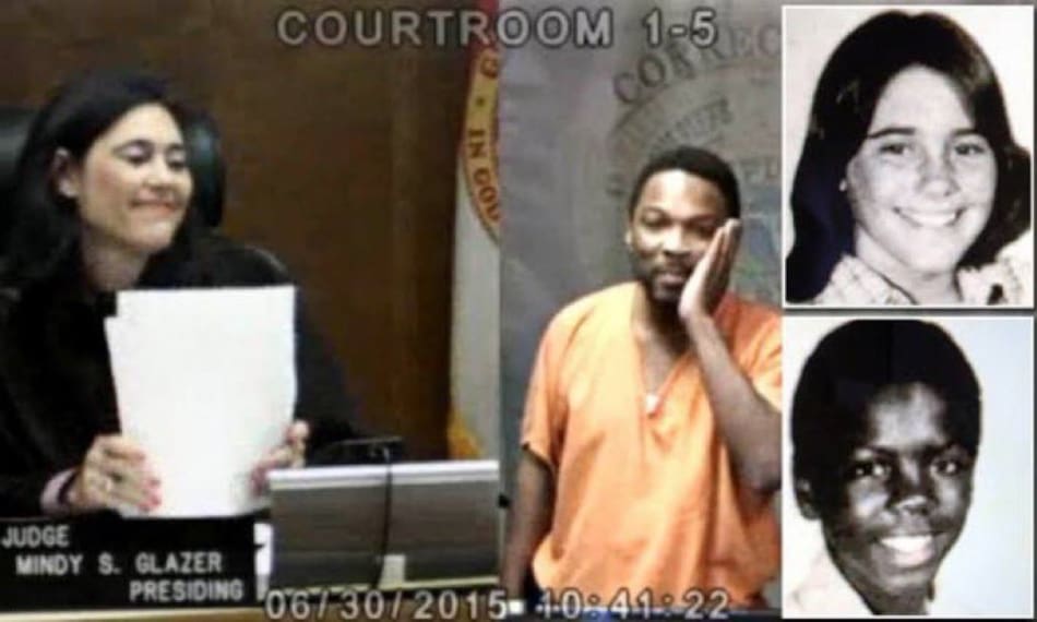 Jueza Mindy Glazer que condenó a un compañero de colegio.