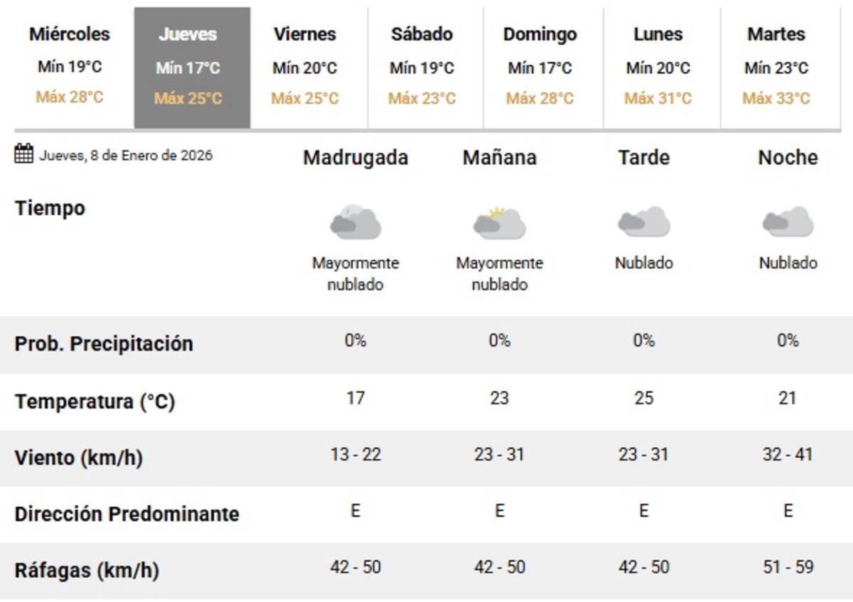 El viento será protagonista este jueves 8 en Buenos Aires.