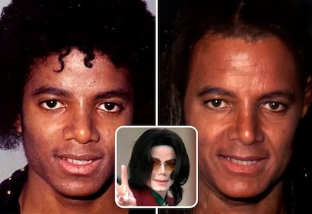 La recreación de Michael Jackson con Inteligencia Artificial y sin sus cirugías estéticas. Foto: Instagram @hidreley.
