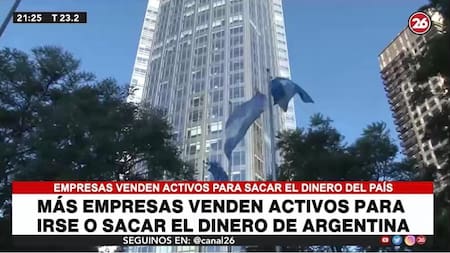 Argentina en liquidación, Informe de Canal 26