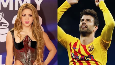 Shakira y Gerard Piqué. Fotos: Instagram.