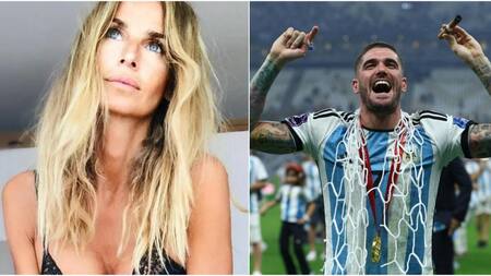 Sabrina Rojas y Rodrigo De Paul. Fotos: archivo.