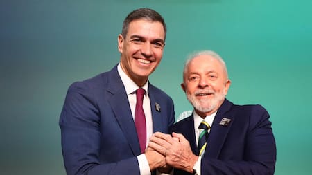 Pedro Sánchez y Lula da Silva en la COP28. Foto: EFE