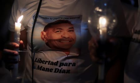 La imagen del padre de Luis Díaz. Foto: Reuters.