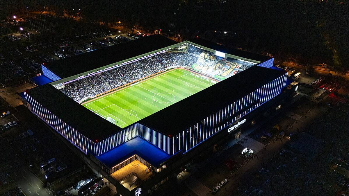 Estadio de la Universidad Católica de Chile.