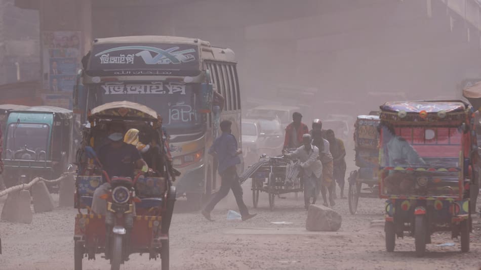 Bangladesh es el país con el aire más contaminado del mundo. Foto: Reuters