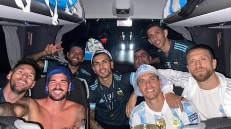 Selección argentina. Foto: @leoparedes20.