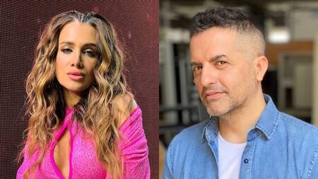 Picante cruce entre Cami Homs y Ángel de Brito. Fotos: Instagram.