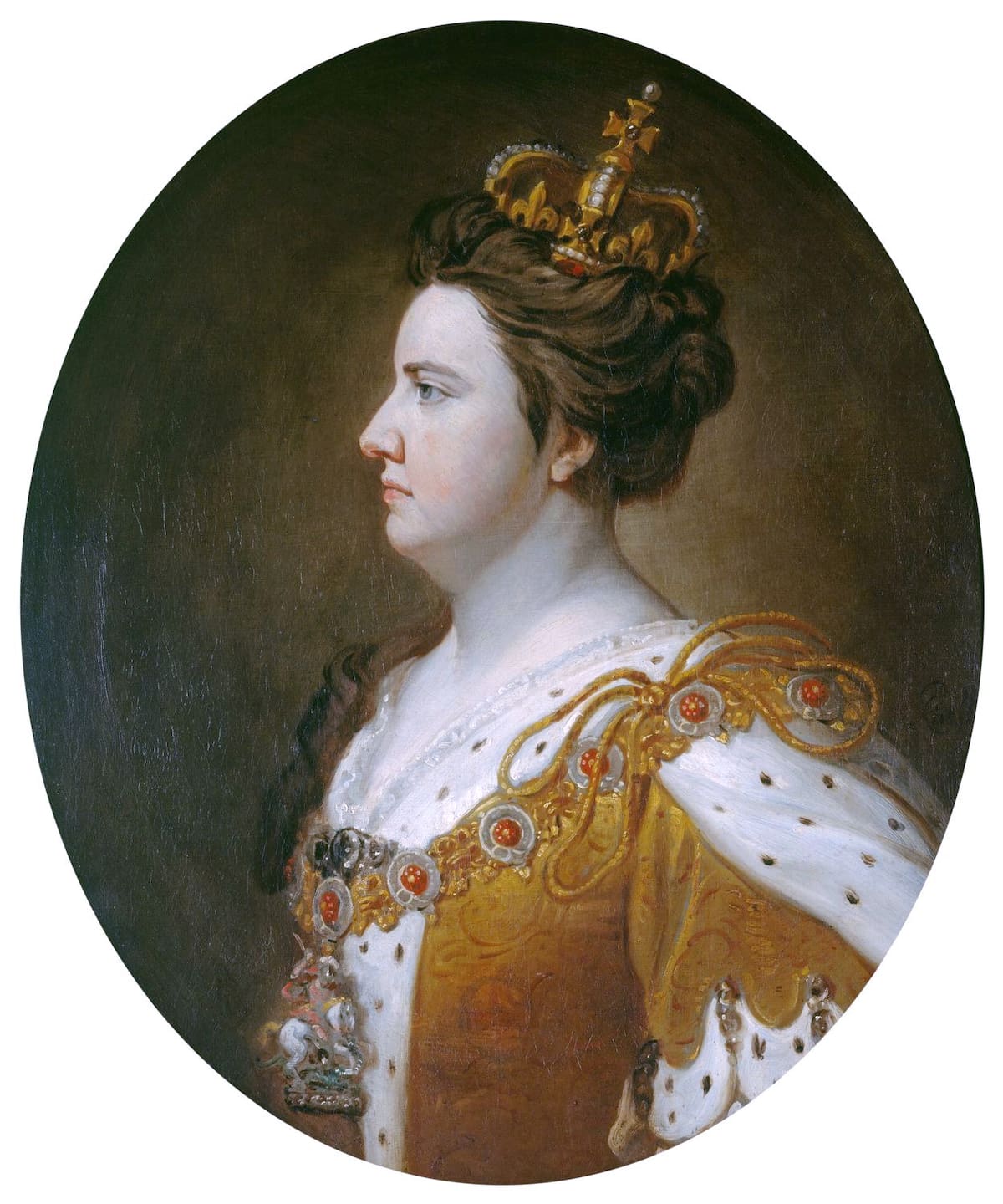 Retrato de la reina Ana de Gran Bretaña (1702-1704).