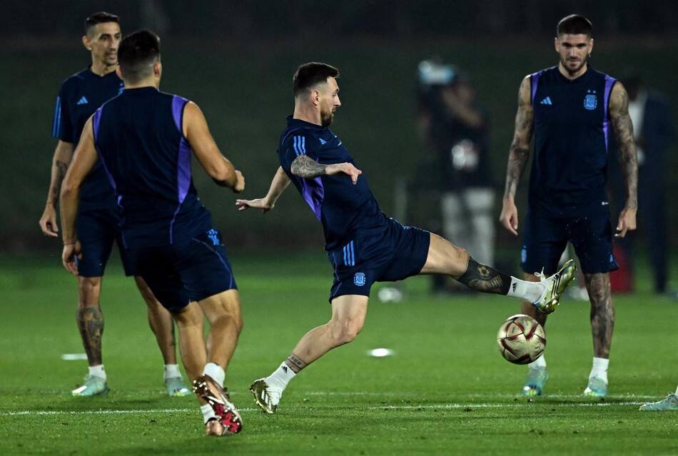 Entrenamiento de la Selección argentina_Reuters