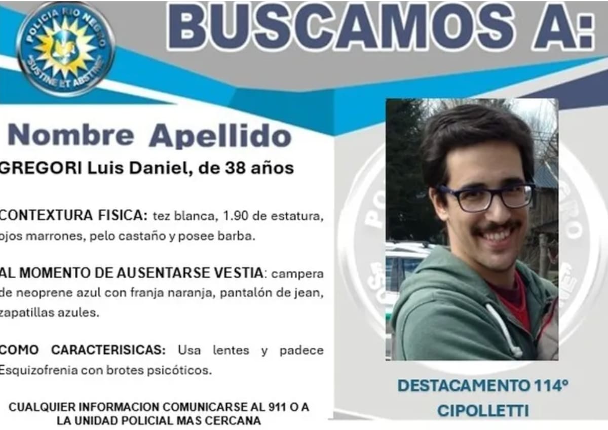 Hombre desaparecido
