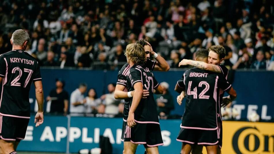 Sin Messi, Inter Miami venció a Vancouver y lidera la MLS Foto NA: Prensa MLS