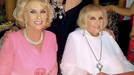Silvia y Mirtha Legrand, actrices