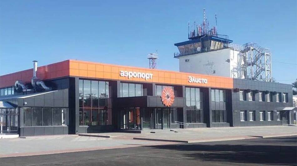 Aeropuerto de Elistá en Rusia.