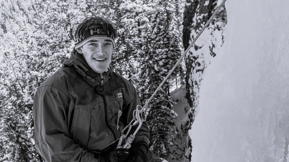 Balin Miller, el alpinista de 23 años que falleció mientras practicaba alpinismo.