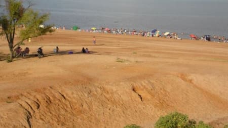 Las playas de Nueva Escocia, Entre Ríos. Foto NA.