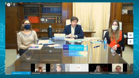 Kicillof, anuncios por reunión con docentes privados