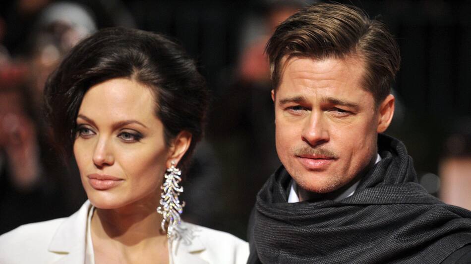 Angelina Jolie y Brad Pitt. Foto: NA.