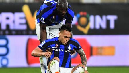 Lautaro Martínez; Inter de Milán vs. Spezia. Foto: Reuters.