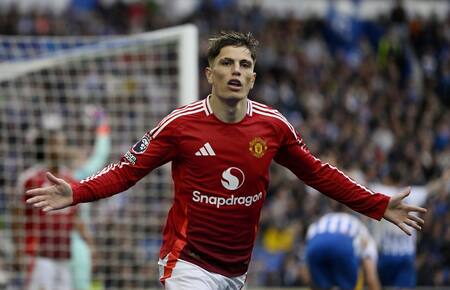 Alejandro Garnacho, Manchester United. Foto: Reuters