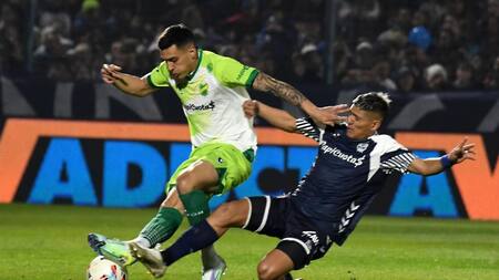 Gimnasia y Esgrima y Defensa y Justicia por la Liga Profesional de Fútbol. Foto NA