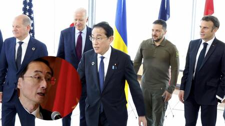 China reclama al G7 por declaraciones contra su país. Foto: EFE y Reuters.