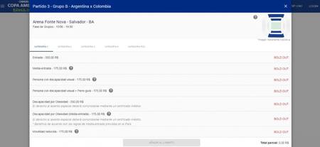 Colombia - Argentina Copa Argentina