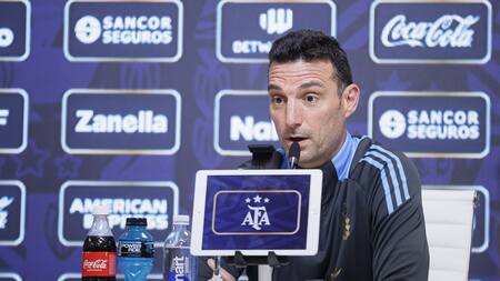Lionel Scaloni, técnico de la Selección Argentina. Foto: NA.
