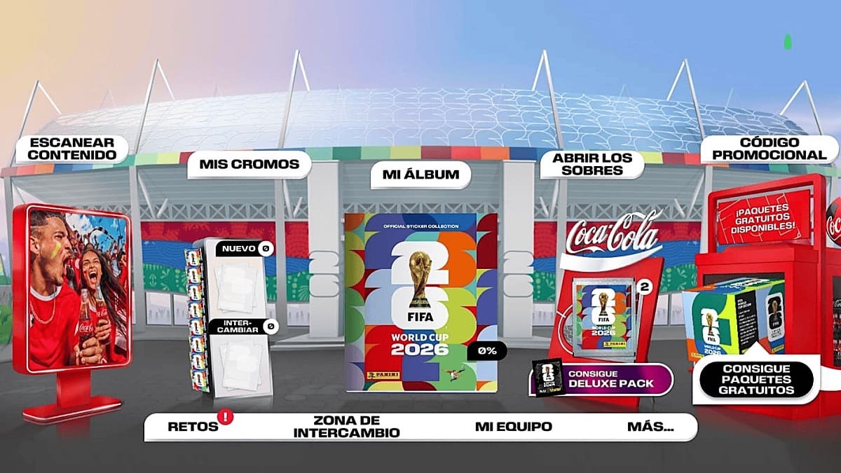 El álbum virtual de Panini para el Mundial 2026.
