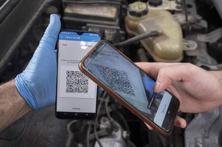 Pago con Código QR. Foto: NA